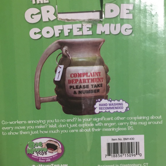 Mug GRENADE coffee mug funny - Picture 5 of 5